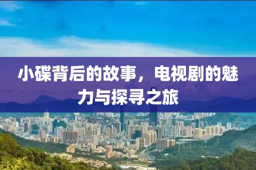 小碟背后的故事，电视剧的魅力与探寻之旅